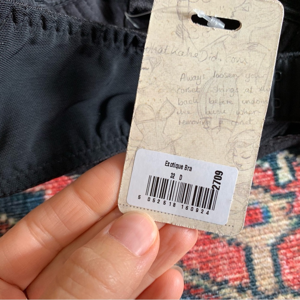 NWOT What Katie Did ‘exotique’ balconette bra 32D Vintage 1950s style - Picture 3 of 7